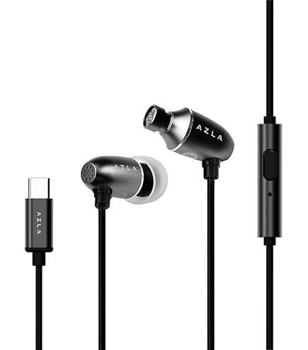 Amazon.com: AZLA AIM C Daily USB-C Wired Earbuds with Mic (Gun